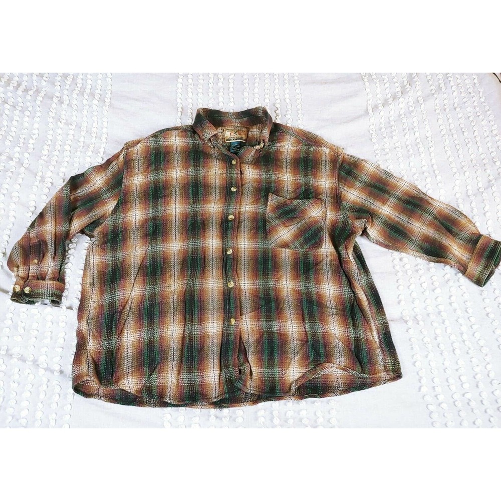 Women’s Expresss Plaid Top Baggy Long Sleeve